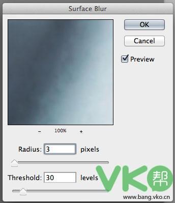 用PS表面模糊工具把模糊图片变清晰